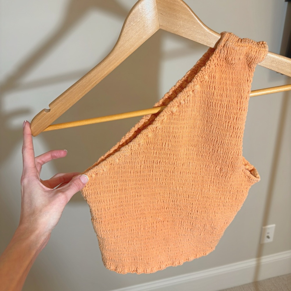 Jen's Pirate Booty Frey Top In Tango